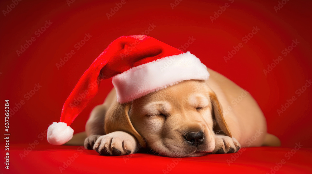 Festive Furry Friend: Santa Paws in Action Festive Furry Friend: Santa Paws in Action