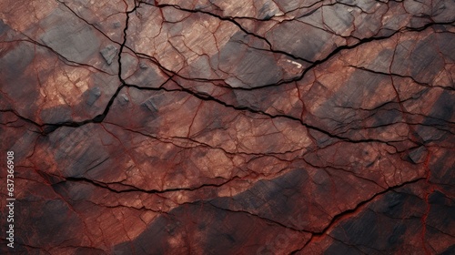 Dark red orange brown rock texture with cracks.