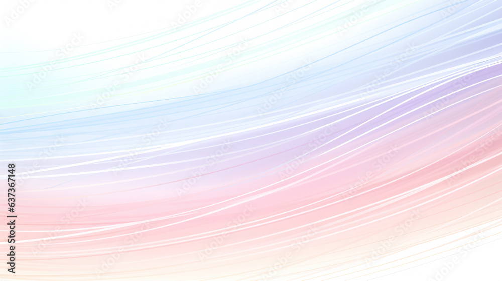 Delicate Pastel Lines on White Background Delicate Pastel Lines on White Background