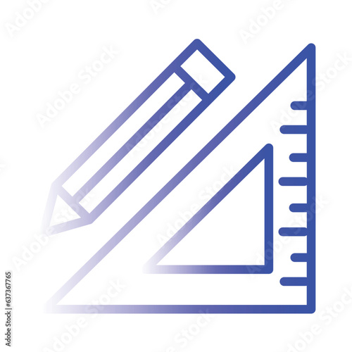Industry Measure Tools Gradient Icon