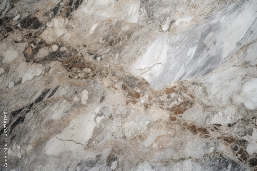 Fototapeta premium A detailed close-up of a smooth and polished marble surface