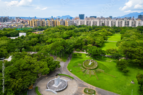 Youth Park, one of the oldest large parks in Wanhua district, Taipei City, Taiwan photo