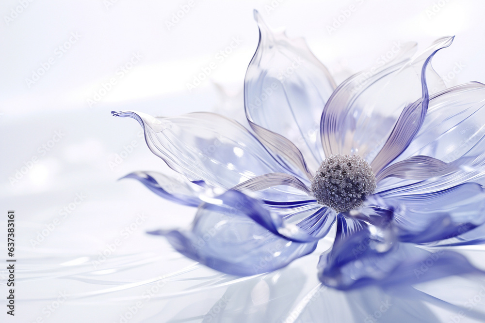 Obraz premium transparent flowers