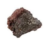 Old vesicular basalt rocks isolated