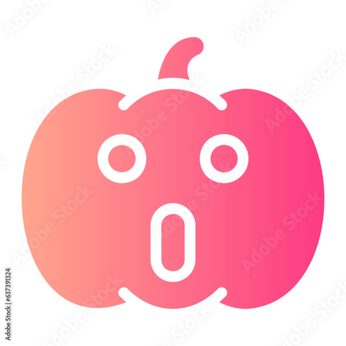 surprised gradient icon