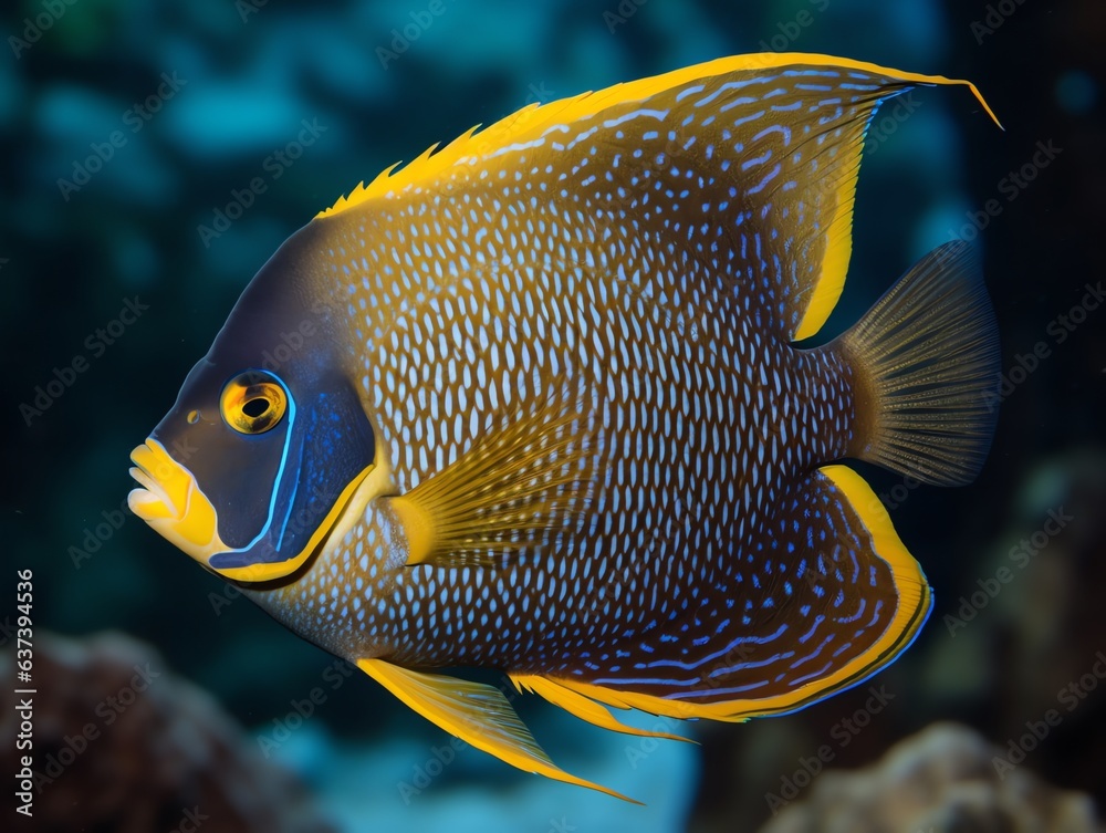 Naklejka premium Fish in Ocean