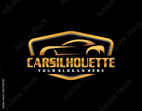 Car Garage Premium Concept Logo Design