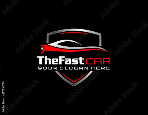 Sport Car Logo Design. Automotive, Car Showroom, Car Dealer Logo Design Vector