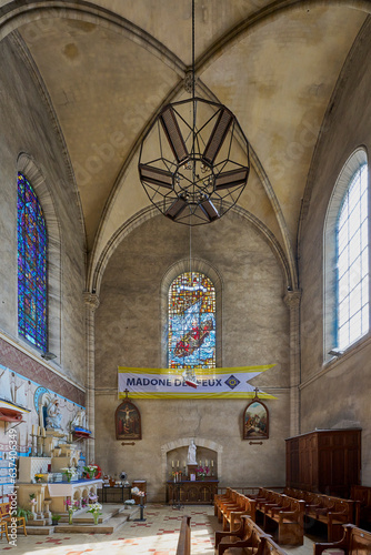 The Church Of Port-en-Bessin-Huppain  Normandy  France