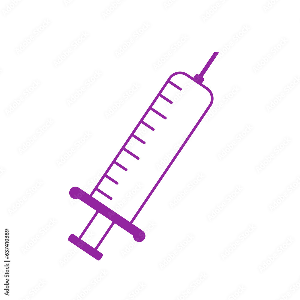 purple syringe icon purple syringe icon