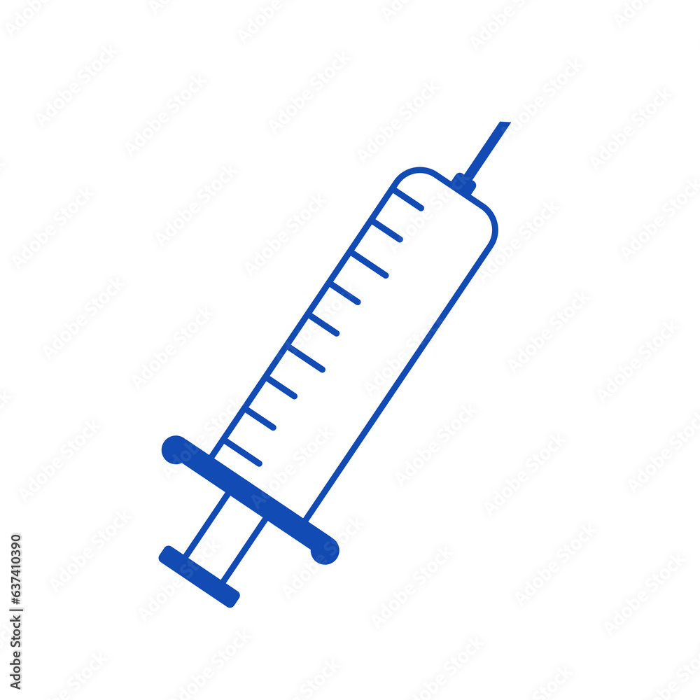 blue syringe icon blue syringe icon