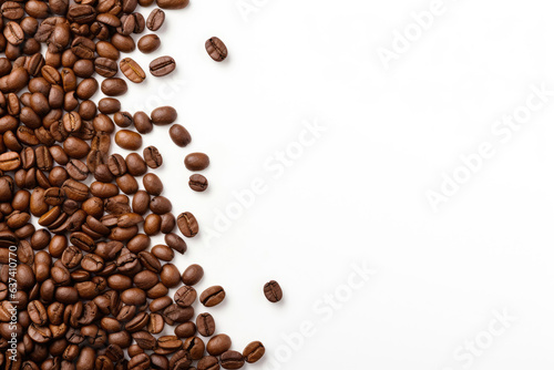 Frame of Coffee beans with free space