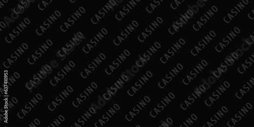 Black gaming table for a casino. Vector illustration.