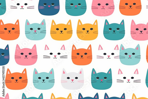 pattern with cats