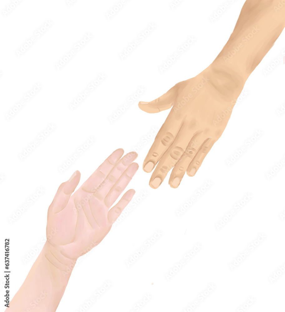 hand of a person