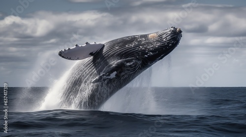 whale in the sea © Tim Kerkmann