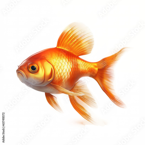 Goldfish , Illustration, HD, PNG