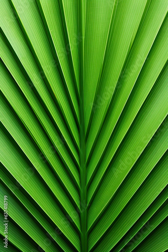 green palm leaf as a background