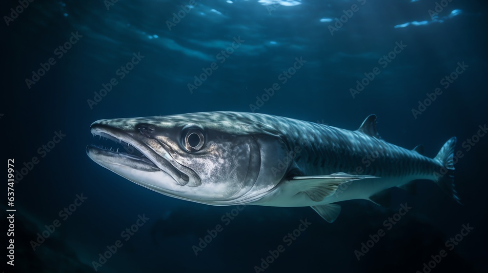 Pike in a Sea Pike in a Sea