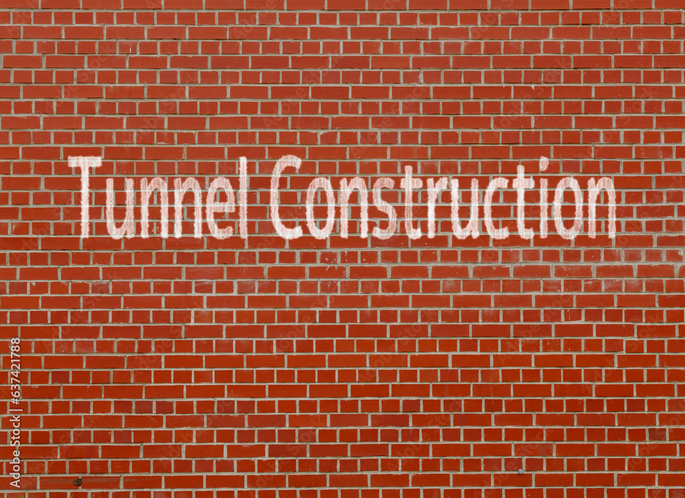 Fototapeta premium Tunnel Construction: Creating underground passageways for transportation or utility purpos