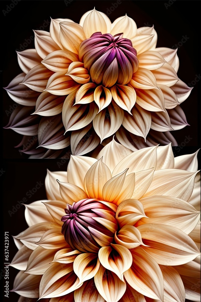 create a captivating composition that highlights the beauty and elegance of dahlia flowers take adv 