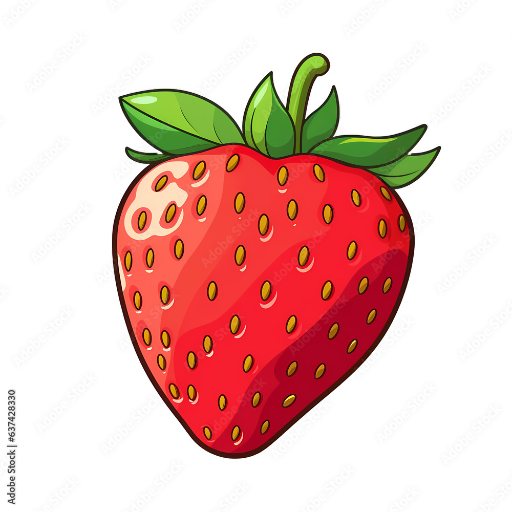 Red Strawberry Clipart Illustration Red Strawberry Clipart Illustration