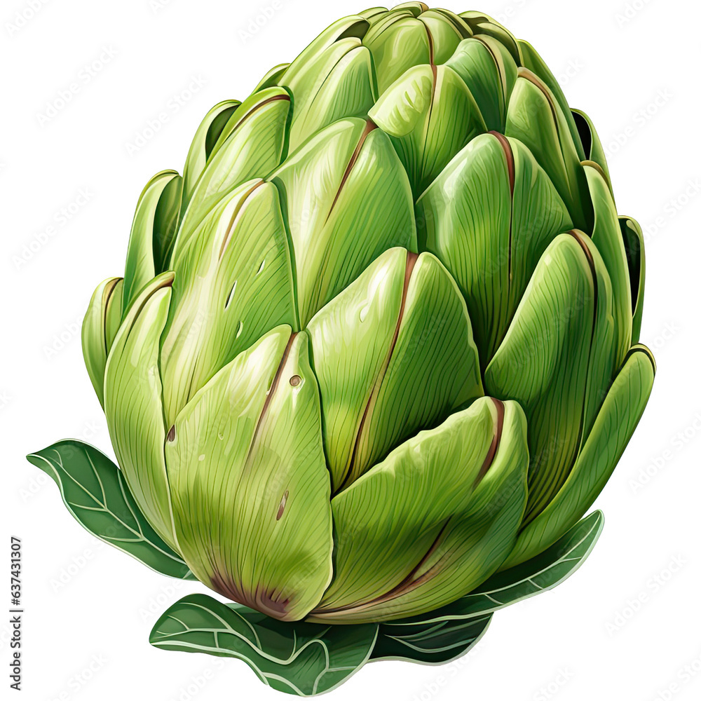 artichoke isolated on white artichoke isolated on white