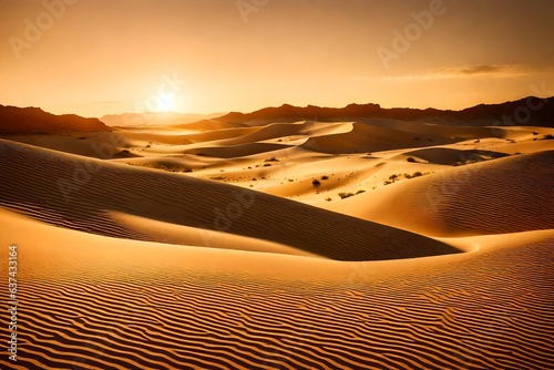 sunrise in the desert  4k Ultra Hd High Quality