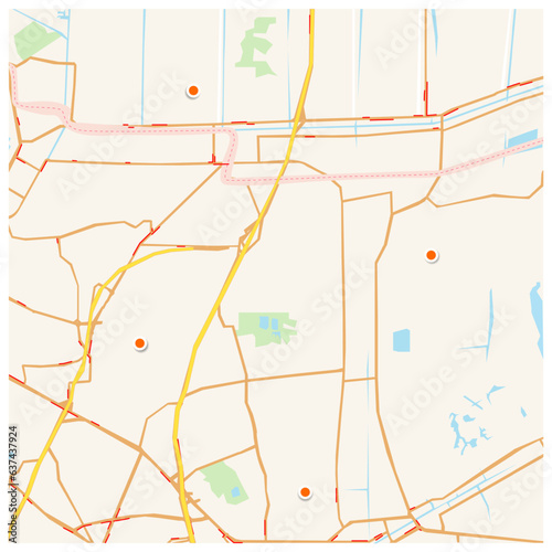 city map for any kind of digital info graphics and print publication.
