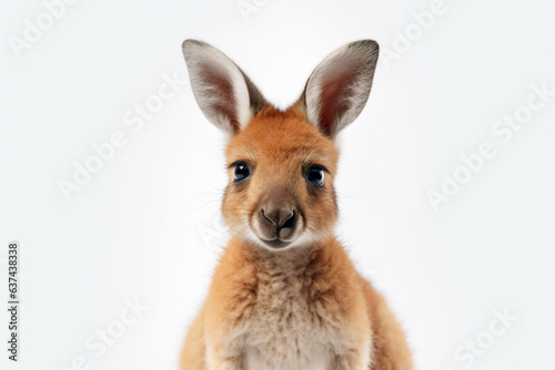 a kangaroo standing up with its head turned © Nam