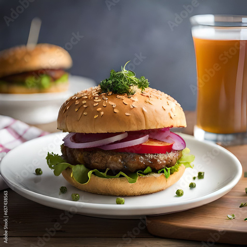 Delicious Yummy Hamburger