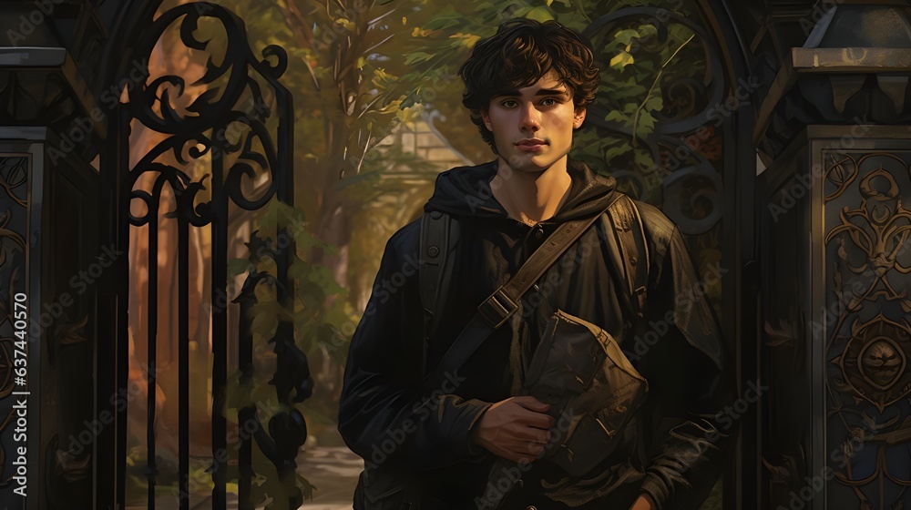 Naklejka premium portrait of a person