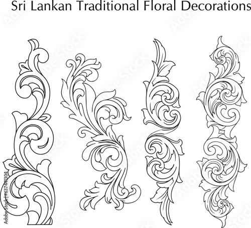 Sri Lankan Traditional Floral Decorations