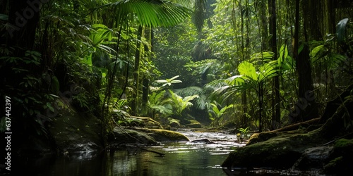 Rain forest in Central America