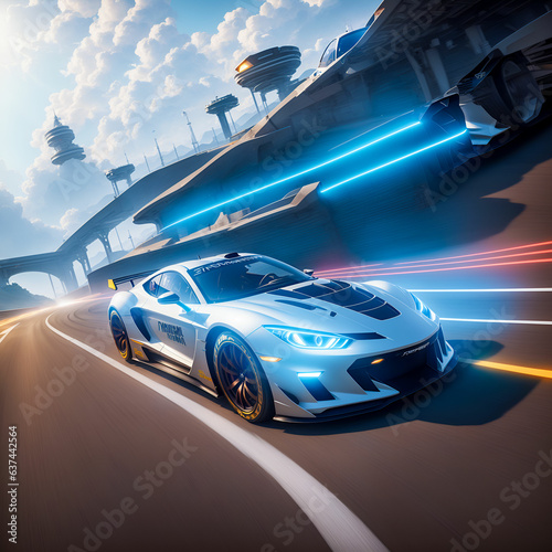 racing, Video Game concept art 