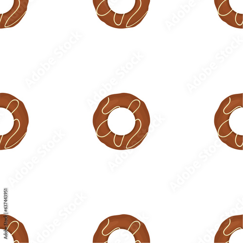 Pattern homemade cookie different taste in pastry biscuit