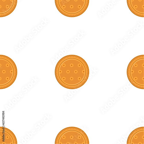 Pattern homemade cookie different taste in pastry biscuit