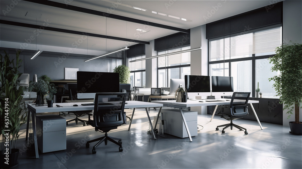modern office room