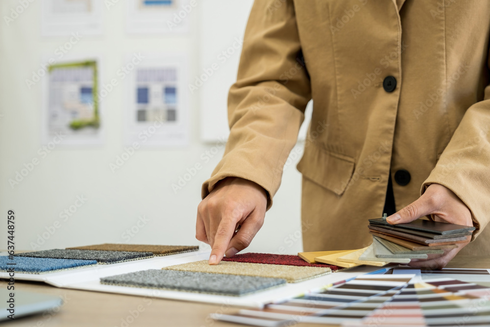Architect could develop a concept for the design house in modern office. Architect could develop a concept for the design house in modern office.