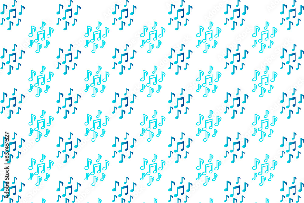 Abstract Creative Music Notes Pattern Background Abstract Creative Music Notes Pattern Background