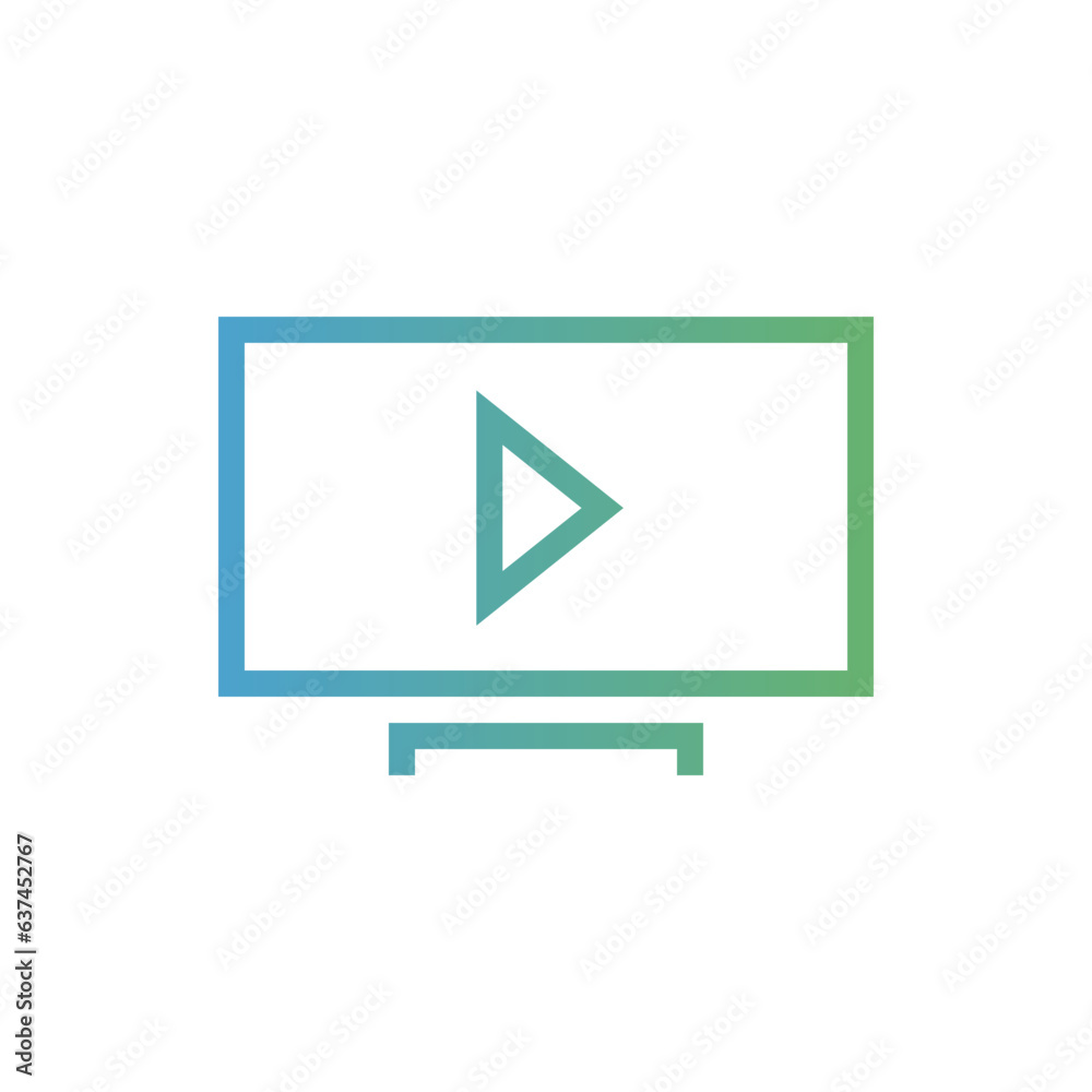 screen gradient icon screen gradient icon