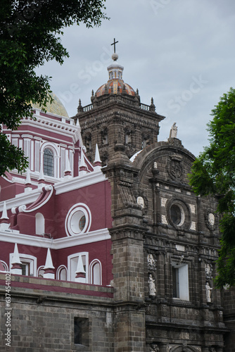 Vista de la Catedral Metropolitana de Puebla 