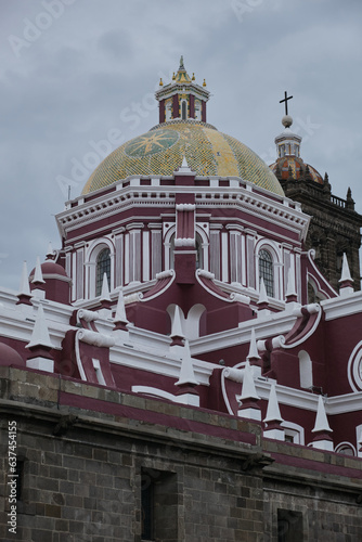 Vista de las Cupulas de la Catedral Metropolitana de Puebla 