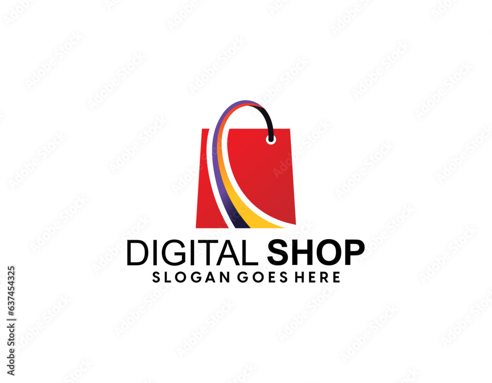 shopping bag sign symbol logo