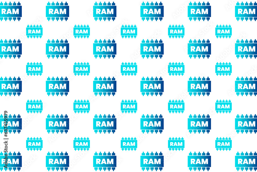 Abstract Ram Memory Pattern Background Abstract Ram Memory Pattern Background