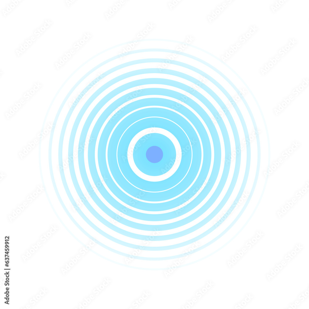 Circles with a common centre. Concentric circles. Vector. Illustration Circles with a common centre. Concentric circles. Vector. Illustration