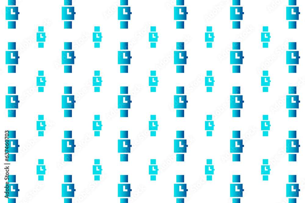 Naklejka premium Abstract Watch Pattern Background