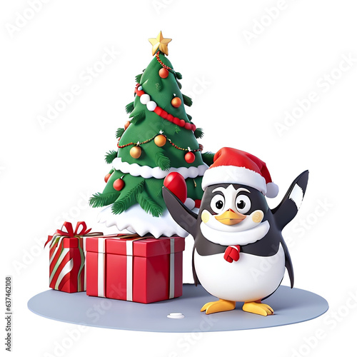 Baby Penguin With Santa Hat Clipart Sticker Svg & Png Bundle, first snow christmas family vibes shirt and mug svg © Mr.Pancho Store