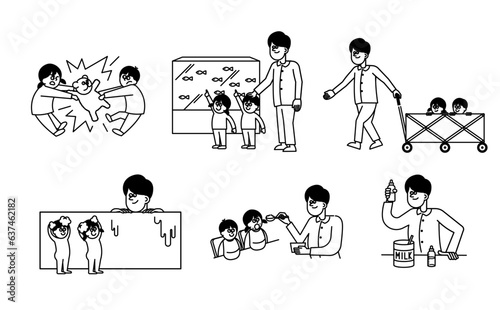 双子育児 お風呂・お出かけ