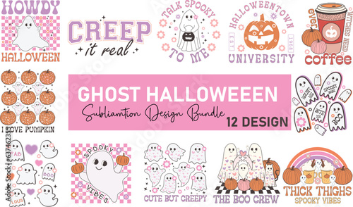Halloweeen Subliamtion Design Bundle